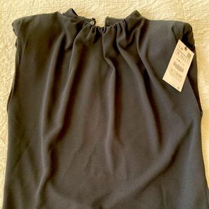 Zara shoulder pad blouse